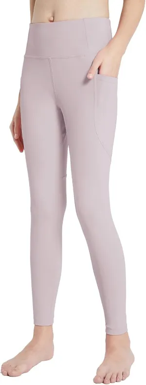 baleaf Girls Leggings Dance Tights Yoga Pants with Pocket Preppy Clothes Kids Teen Running Athletic Workout Ballet