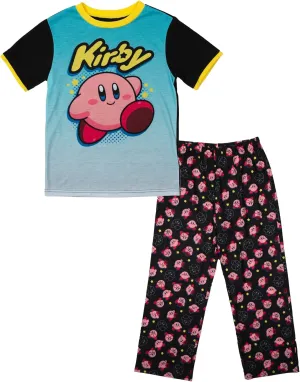 Bioworld Kirby Favorite Character Youth Pajama Set