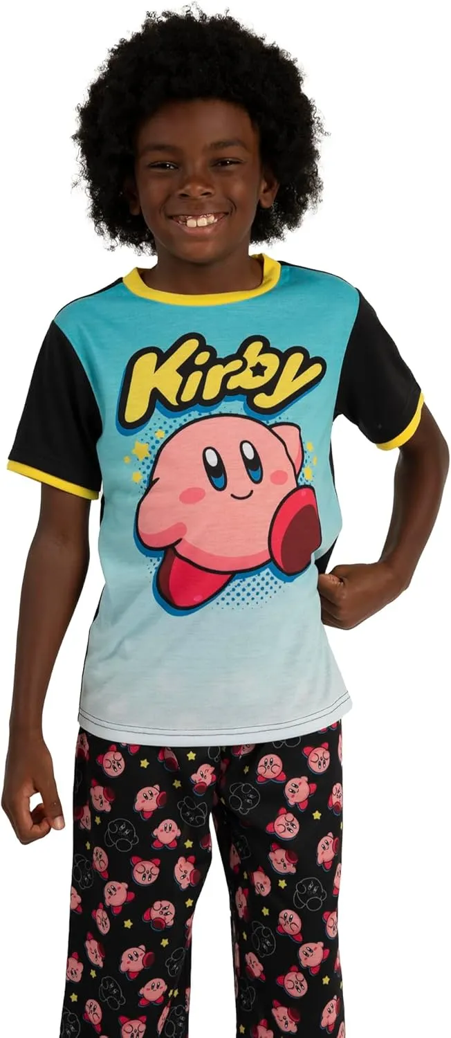 Bioworld Kirby Favorite Character Youth Pajama Set