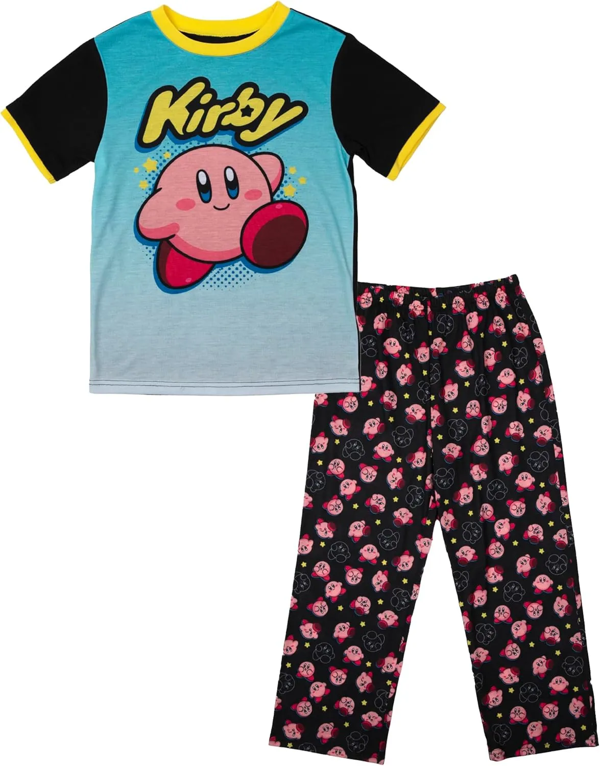 Bioworld Kirby Favorite Character Youth Pajama Set