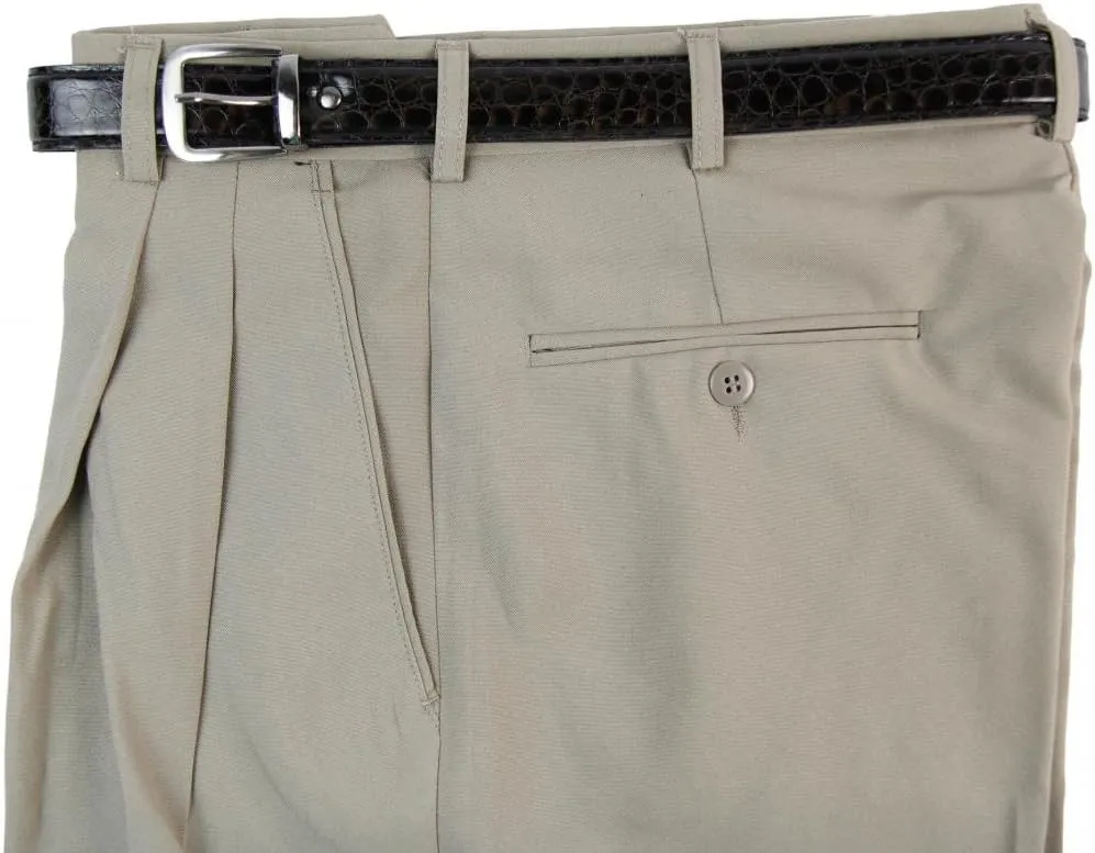 Bocaccio Mens Pleated Dress Pants