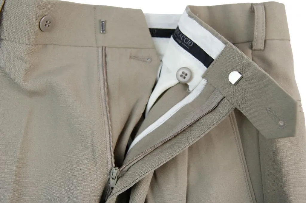 Bocaccio Mens Pleated Dress Pants