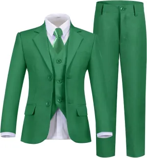 Boys Suit Kids Suits Tuxedo for Boys Toddler Vest Pants Set Ring Bearer Outfit Dress Clothes