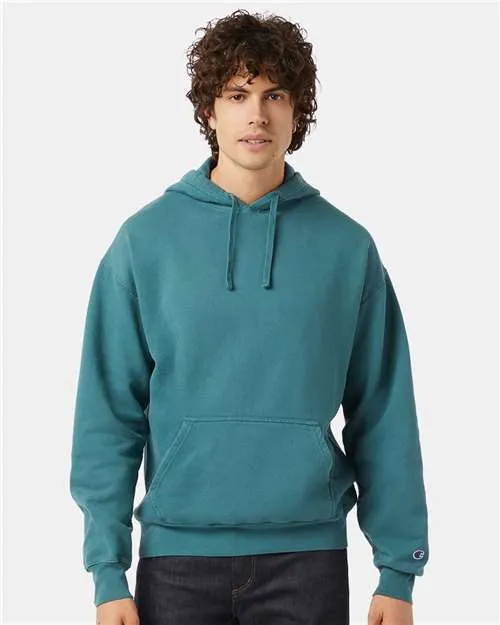 Champion Garment-Dyed Hooded Sweatshirt CD450