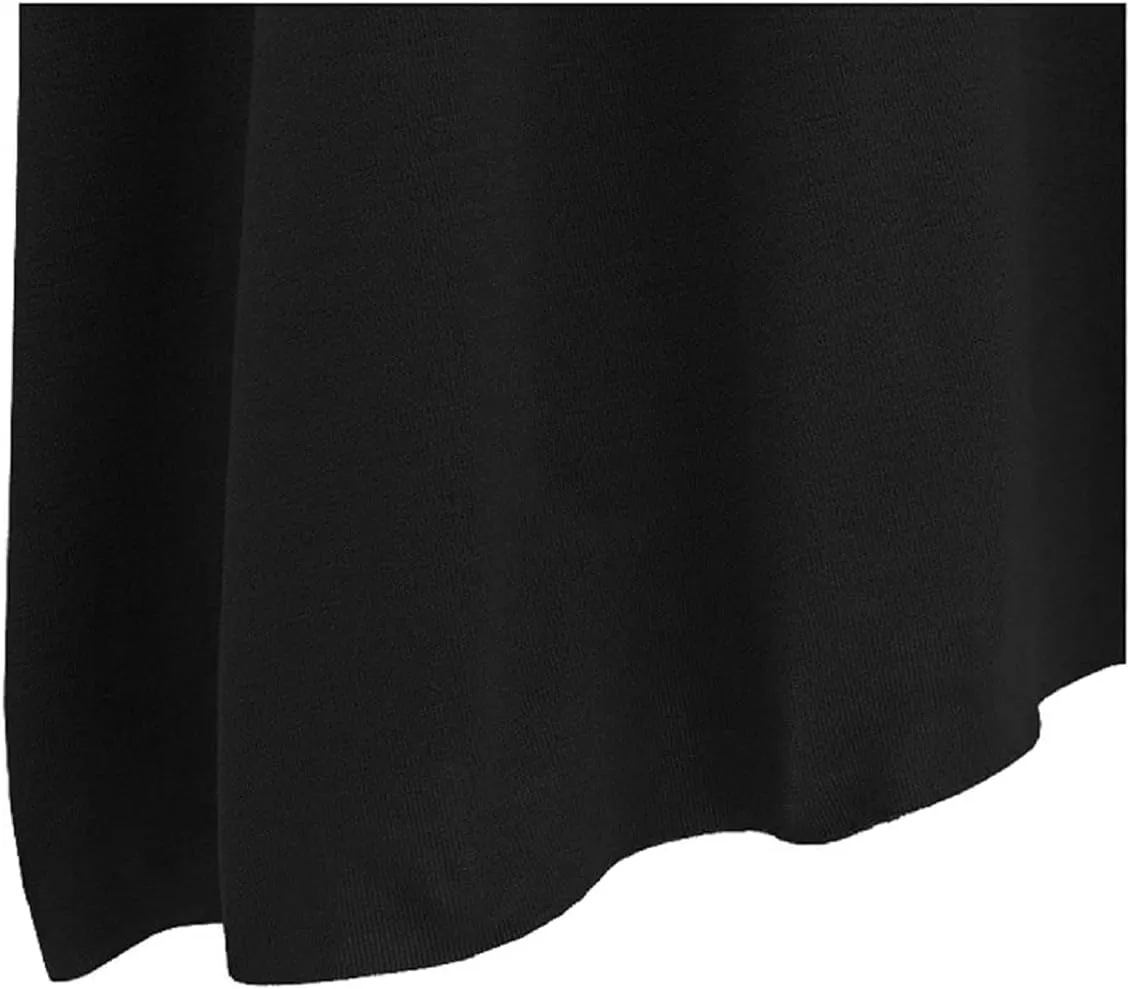 CHARTOU Women's Drawstring Waist Slim Fit Fleece-Lined Slit A-Line Maxi Long Skirt