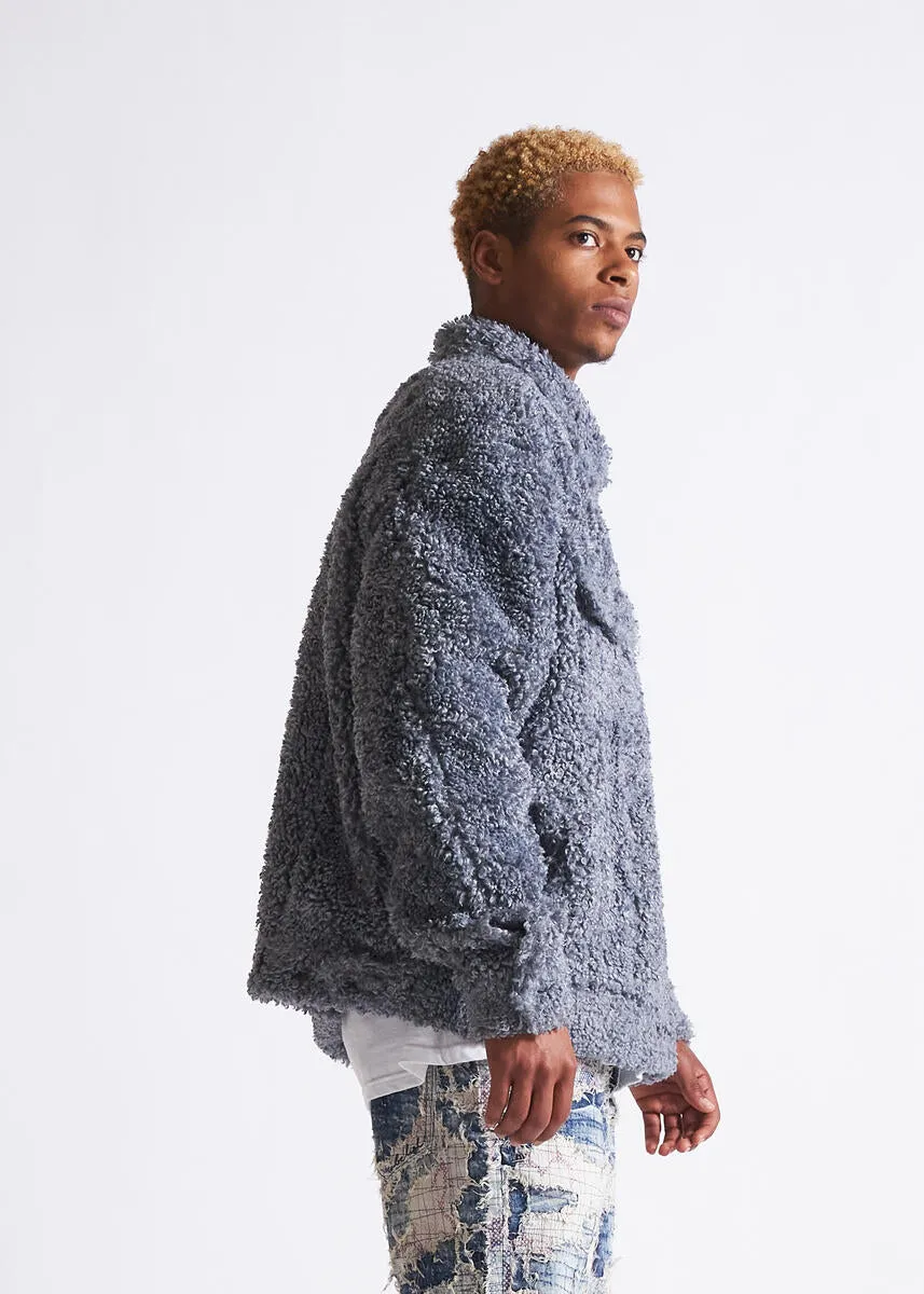 Dale Sherpa Jacket - Slate Blue