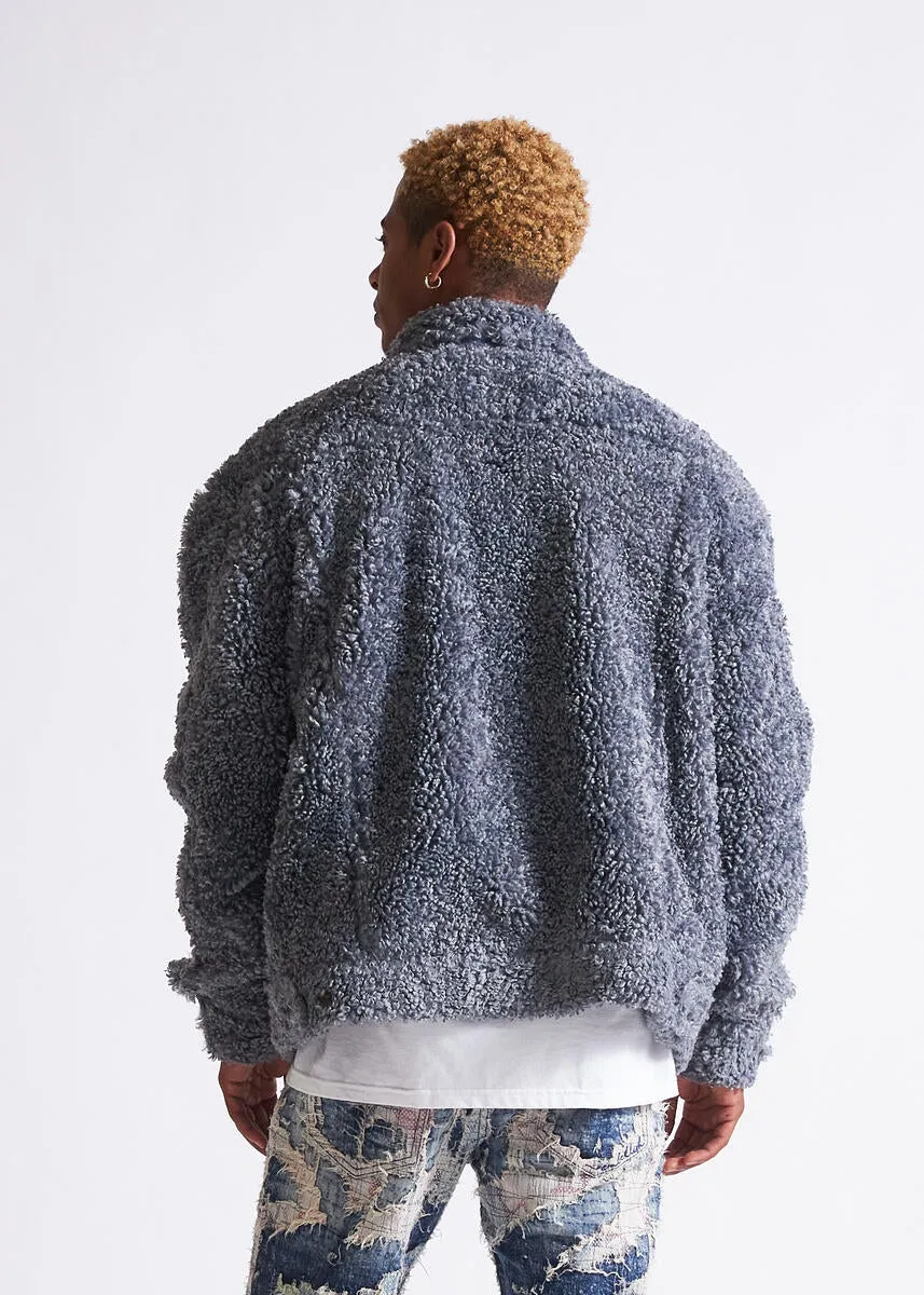 Dale Sherpa Jacket - Slate Blue