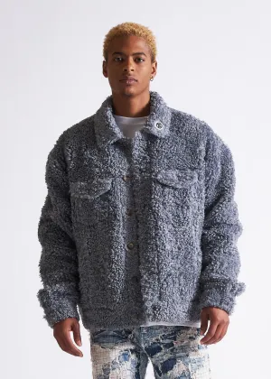 Dale Sherpa Jacket - Slate Blue