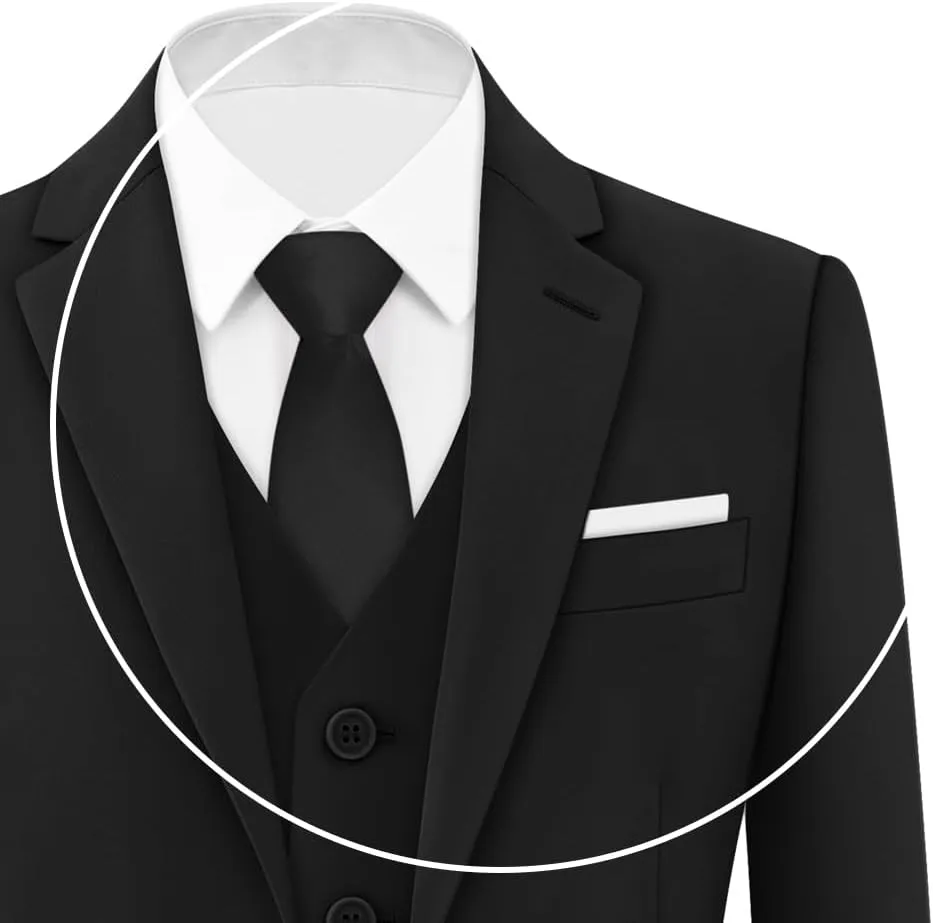 ELPA ELPA Boys Slim Fit Suit Kids Formal Suits Set for Boys Youth Suit Ring Bearer Outfit