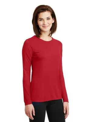Flexibilitee Women's Crew Neck Long Sleeve Tee | Red