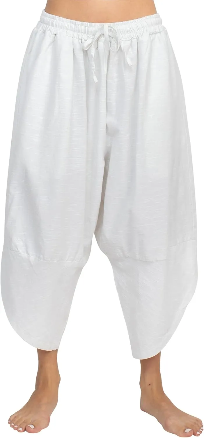 Homespun Cotton Harem Pants