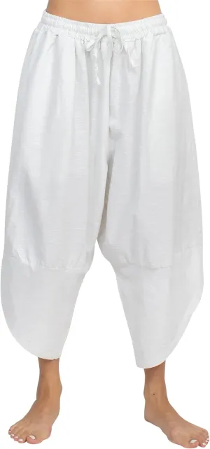 Homespun Cotton Harem Pants