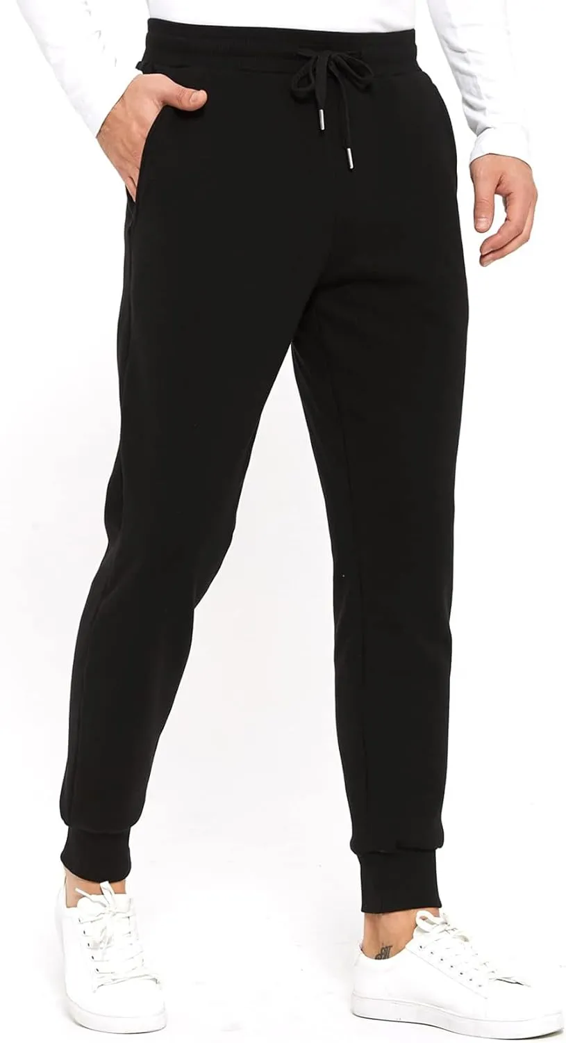 Inno Men's 30" 32" 34" 36" 38" Sherpa Fleece Lined Jogger Pants Warm Sweatpants Thermal Winter Athletic Lounge Short Tall