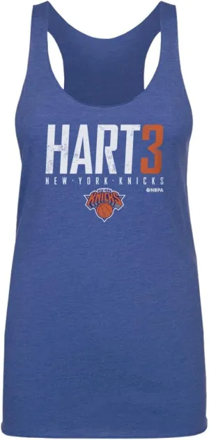 Josh Hart New York Knicks Women's Tank Top - Josh Hart New York Knicks Elite WHT