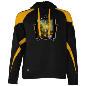 Like Father, Like Son 01 Men's Designer Athletic Colorblock Fleece Raglan Pullover Hoodie (5 colors)
