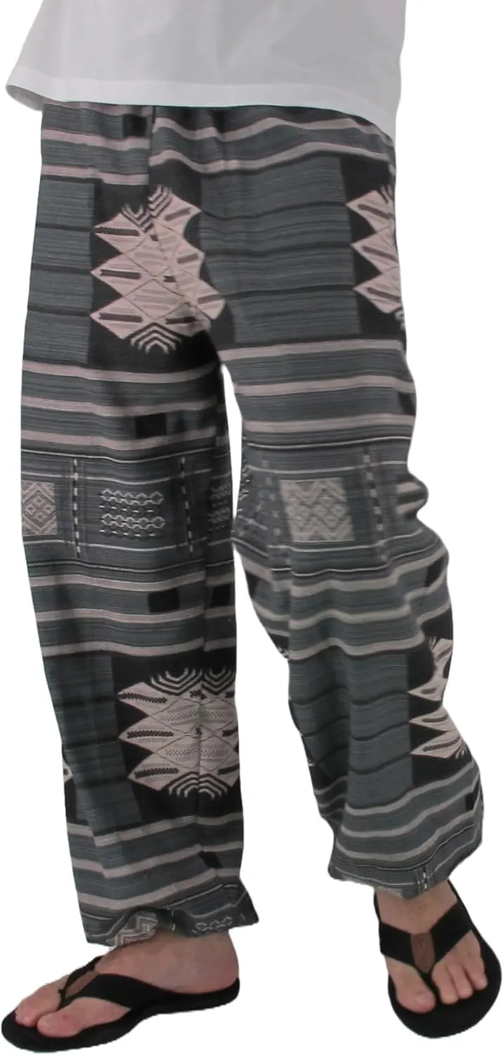 Love Quality Baggy Pants Men's One Size Printed 100% Cotton Harem Pants Hippie Boho