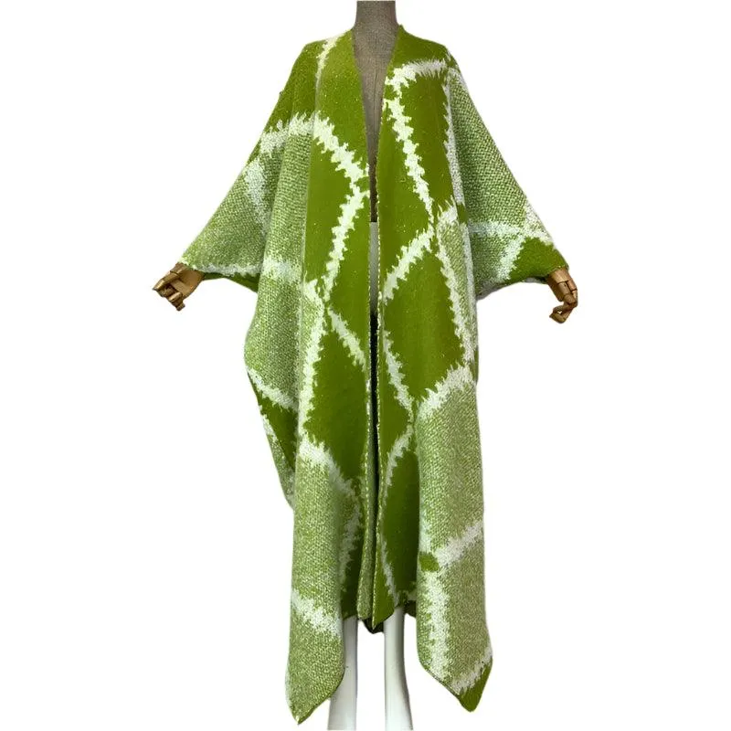 Luxury Bohemian Print Fur Coat – Warm & Stylish Winter Outerwear for Women