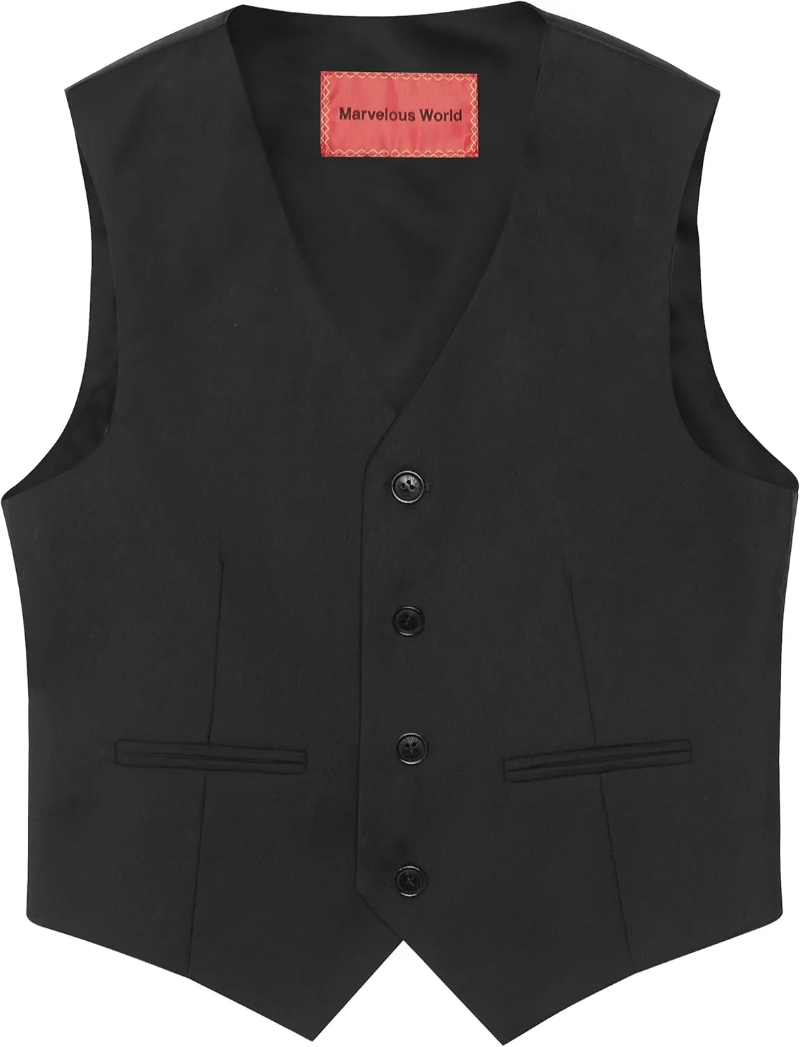 Marvelous World Boys' Formal Slim Fit Suit Set, Adjustable Waist