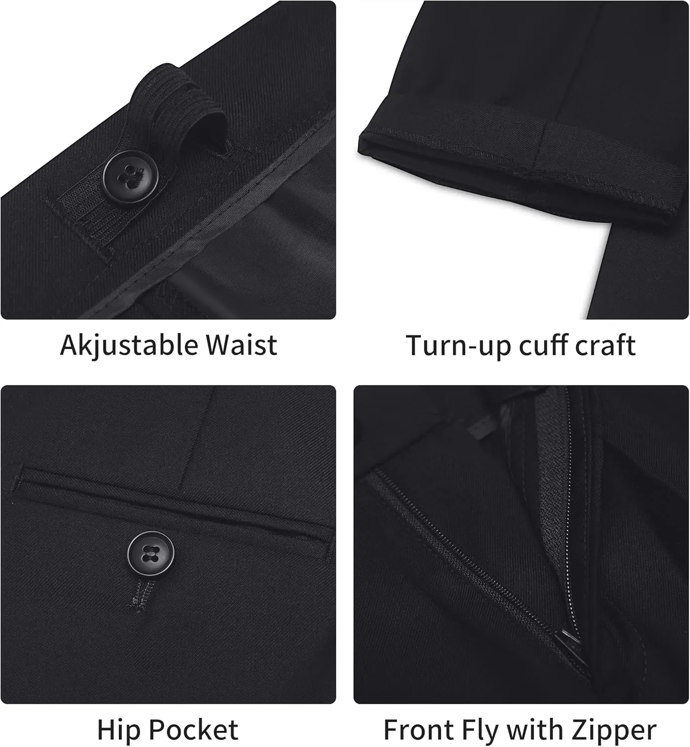 Marvelous World Boys' Formal Slim Fit Suit Set, Adjustable Waist