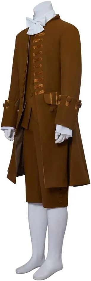 MelangCos Men's Victorian Costume Rococo Costume Suit Prince Cosplay Regency Costume for Halloween