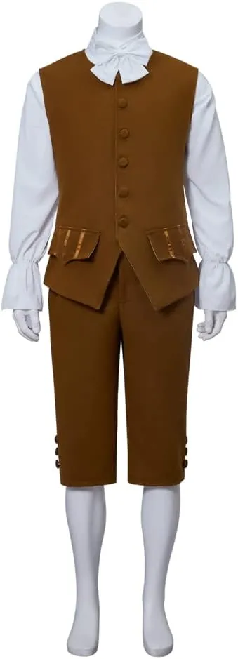 MelangCos Men's Victorian Costume Rococo Costume Suit Prince Cosplay Regency Costume for Halloween