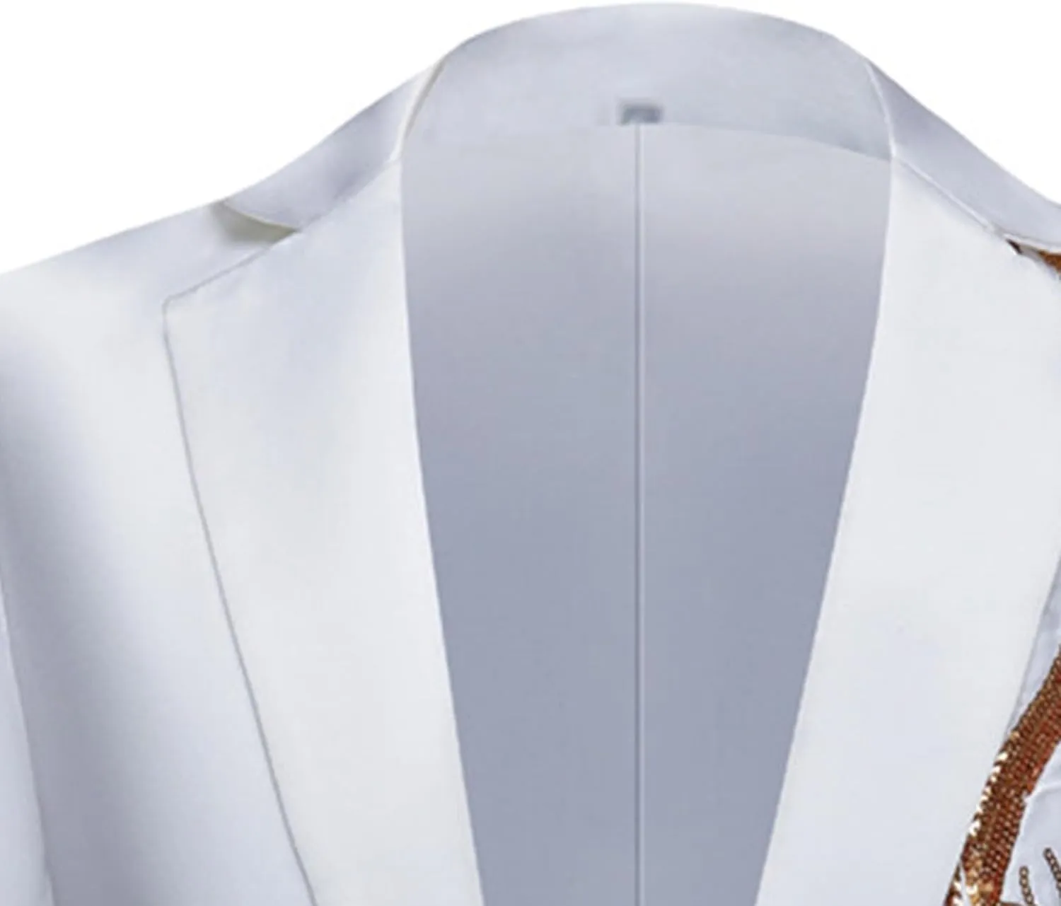Mens Dinner Tux Dress Blazer Wedding Gold Sequin Suit Jacket Sport Coat Party Prom Jacket Vest Pants Set