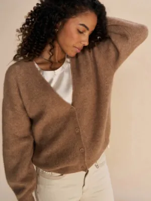 Mos Mosh - Thora Knit Cardigan - Cinnamon Swirl