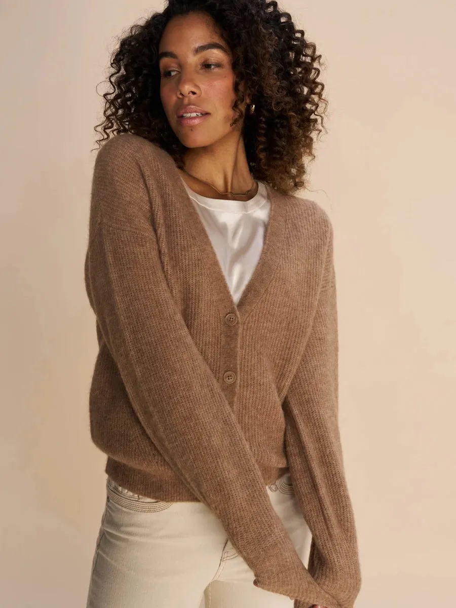 Mos Mosh - Thora Knit Cardigan - Cinnamon Swirl