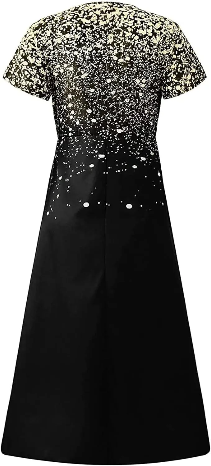Mother of The Bride Dresses Petite Length Lace Appliques Formal Evening Party Prom Gown Chiffon Short Sleeve A-Line