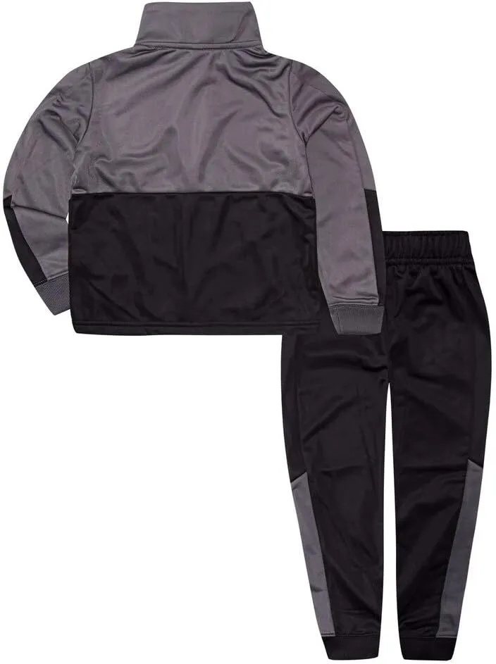 Nike Kids Baby Boy's Color Block Full Zip Hoodie and Jogger Pants Two-Piece Track Set (Toddler)