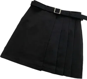 OFFSUM Womens Short Skirts - Sexy High Waist Skirt Women Summer Loose Pleated Mini Skirts Fashion Streetwear Style Cl