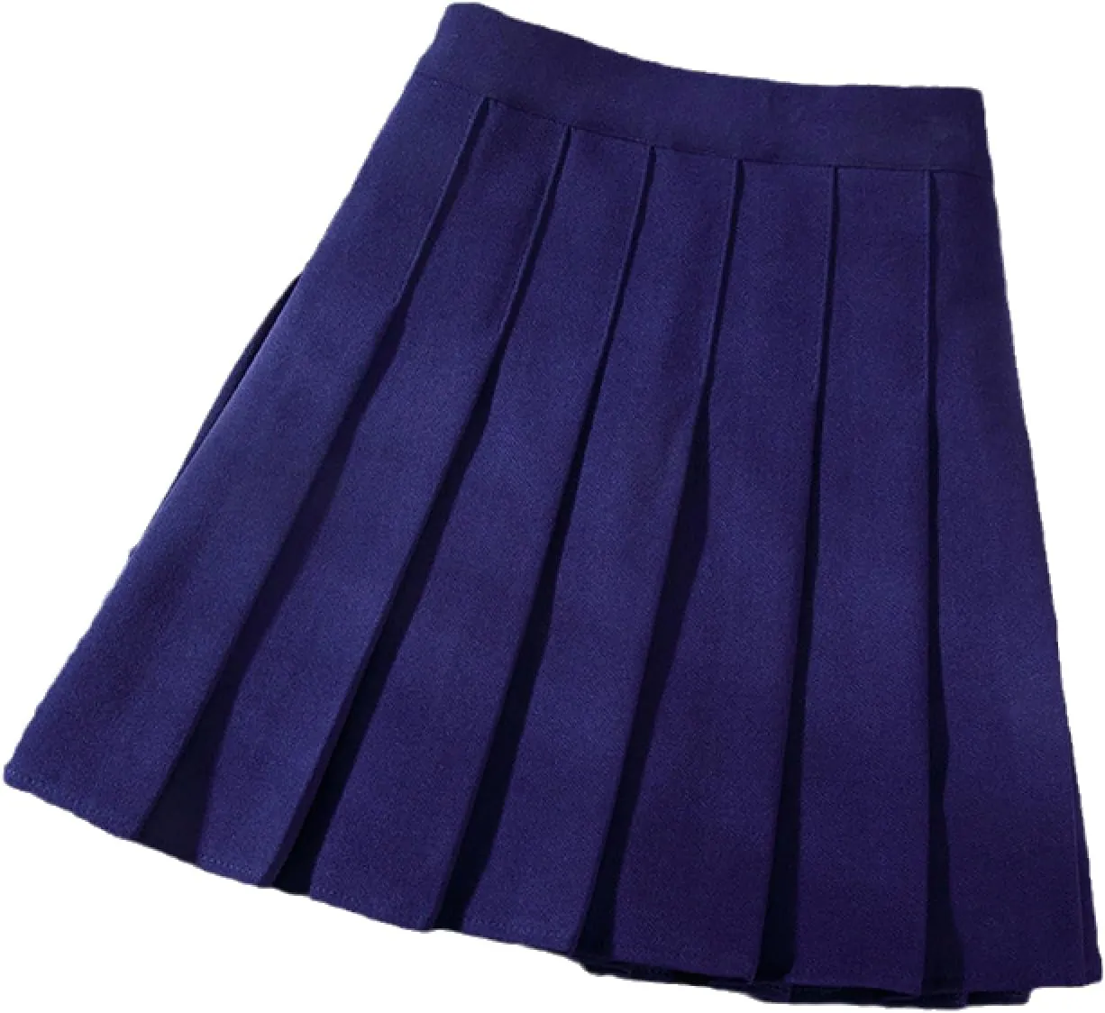OFFSUM Womens Short Skirts - Solid Color School Girl Uniform Pleated Skirt Elastic Waist Tennis Skirts Women Summer S