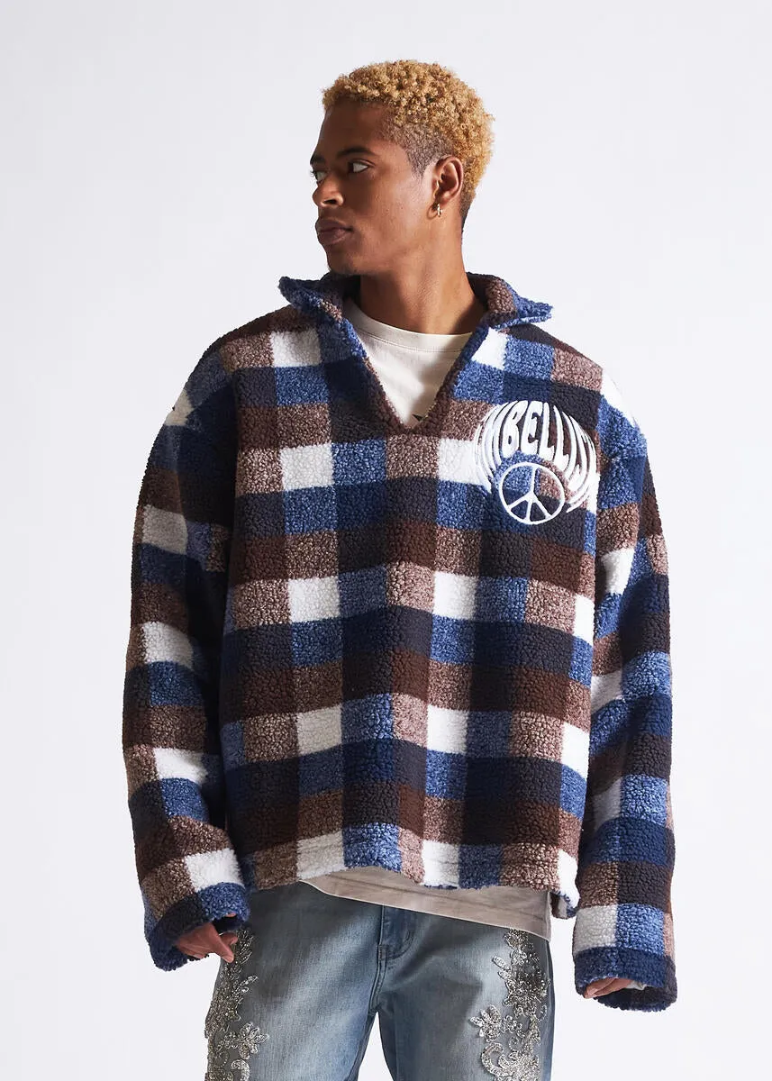 Peace Fleece Jacket - Blue