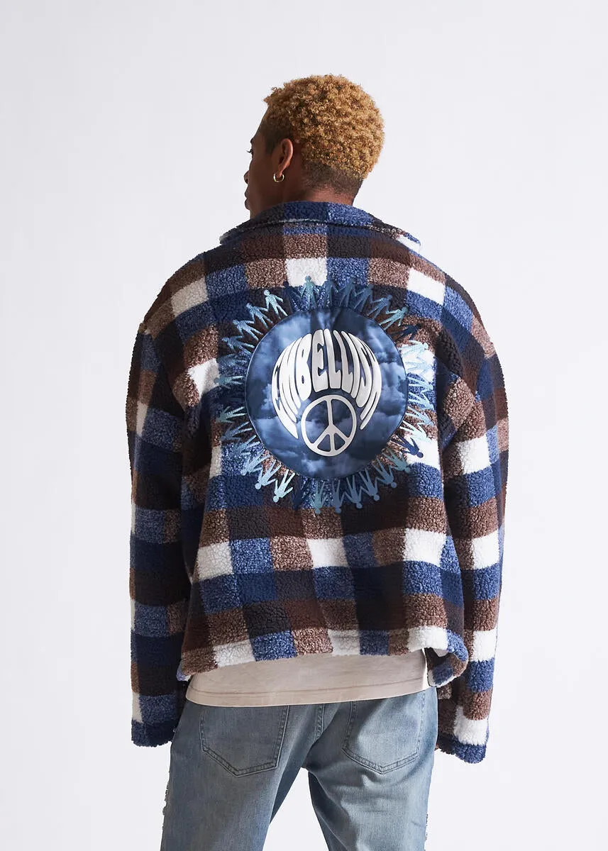 Peace Fleece Jacket - Blue