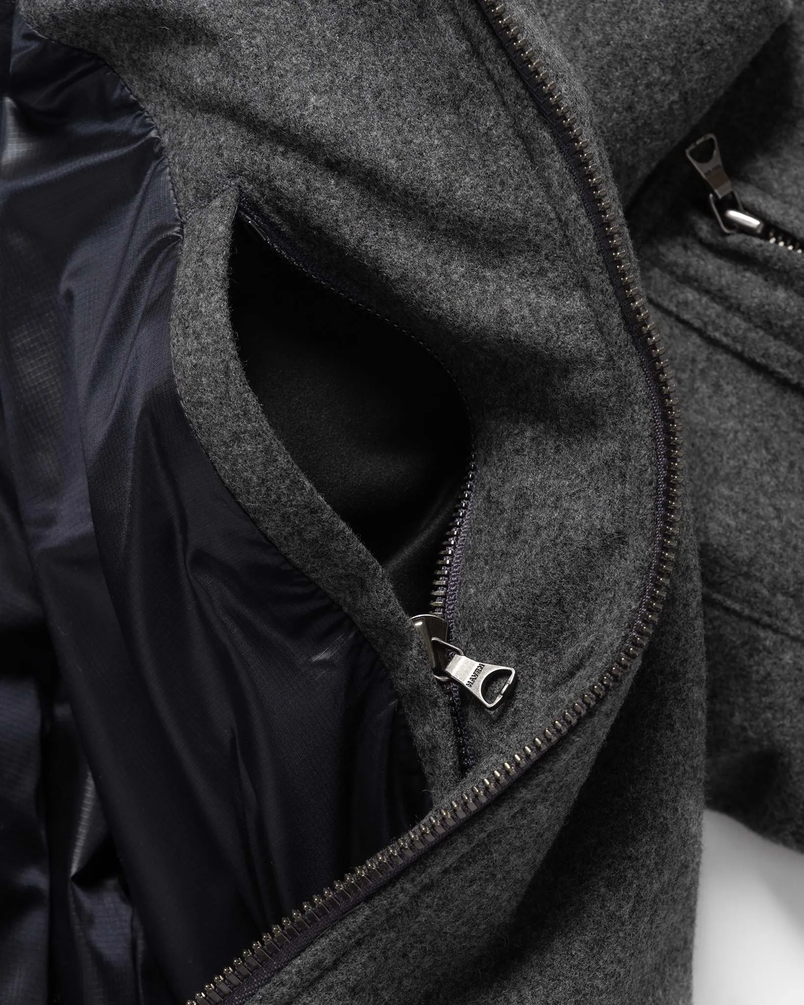 Pilot Jacket - Loro Piana Storm System® Wool Ash / Primaloft®