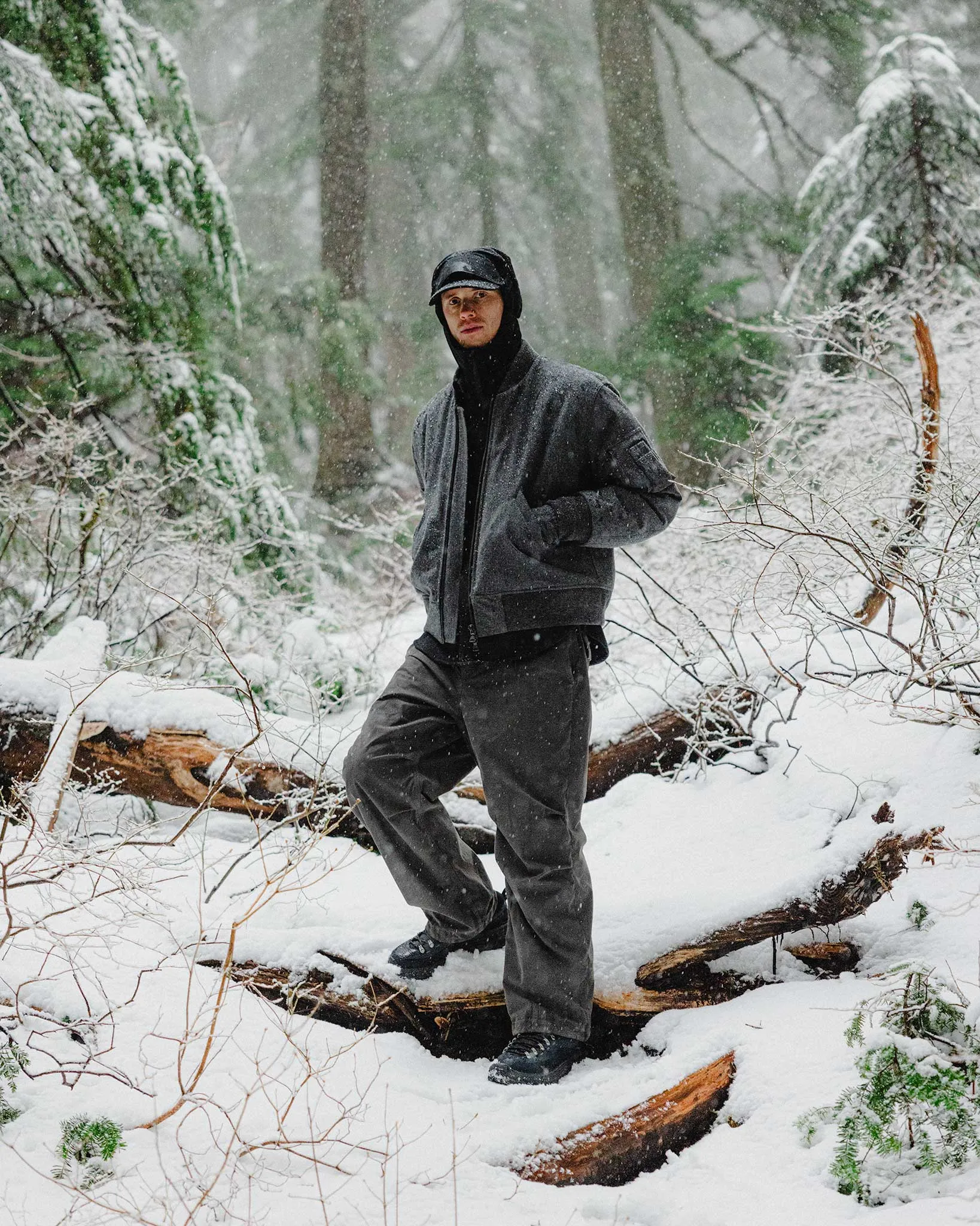 Pilot Jacket - Loro Piana Storm System® Wool Ash / Primaloft®
