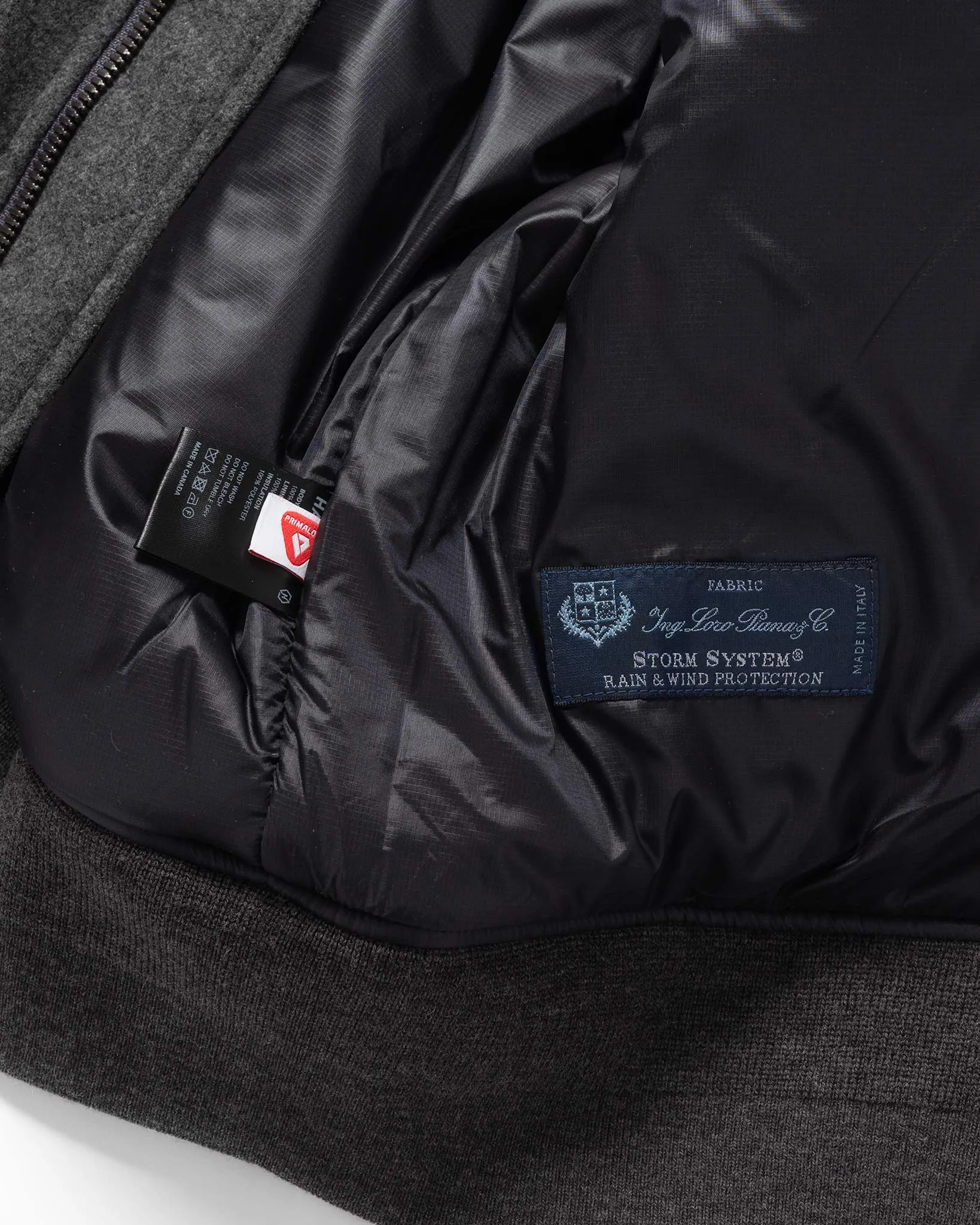 Pilot Jacket - Loro Piana Storm System® Wool Ash / Primaloft®