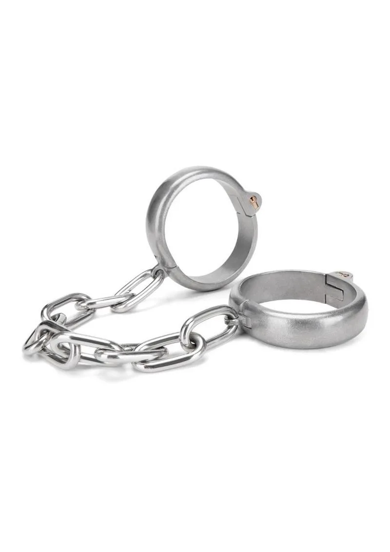 Prowler Red Heavy Duty Metal Handcuffs - Stainless