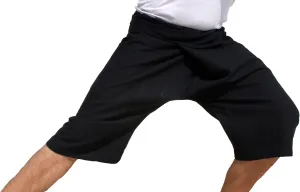 RaanPahMuang Thai Fisherman Shorts Men/Women, Loose Yoga, Pirate, Harem Pants, 100% Cotton, Unisex Kimono Pants
