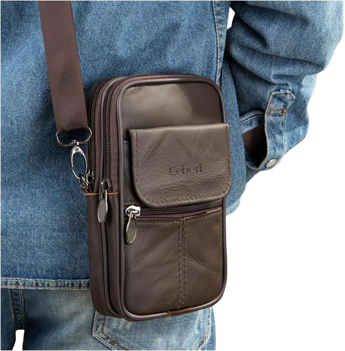 SALE!!! Mini Crossbody Bag Shoulder Bag for Men,Small Messenger Satchel Bag Sling Purse for Women(Coffee3)