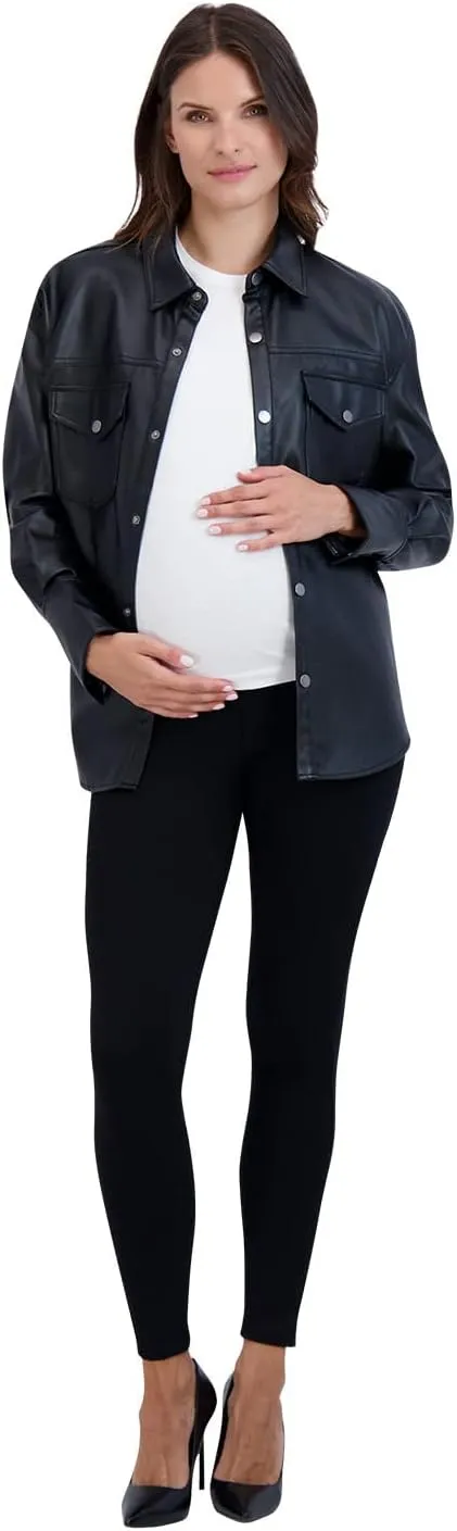 Savi Parker Womens Ponte Maternity Leggings with Pockets  Pregnancy Clothes for All Seasons  28 Inseam