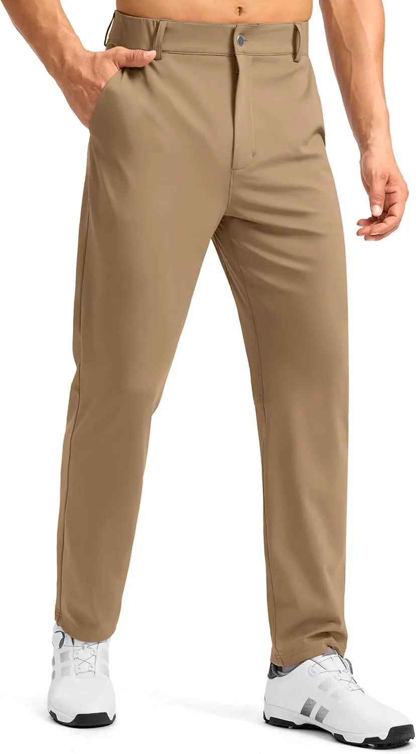 Soothfeel Men's Golf Pants with 5 Pockets Slim Fit Stretch Sweatpants Casual Travel Dress Work Pants for Men