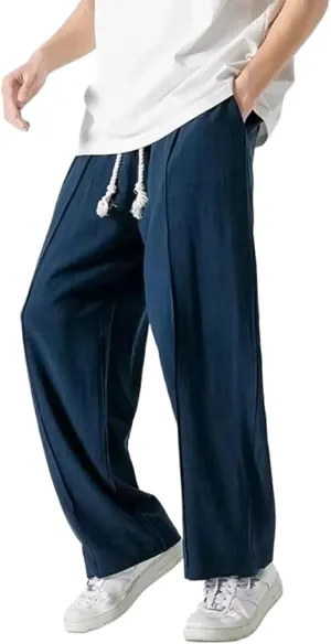 Spring and Summer Chinese Harem Jogging Pants Men's Straight Sweatpants Men's Casual Men's Pants