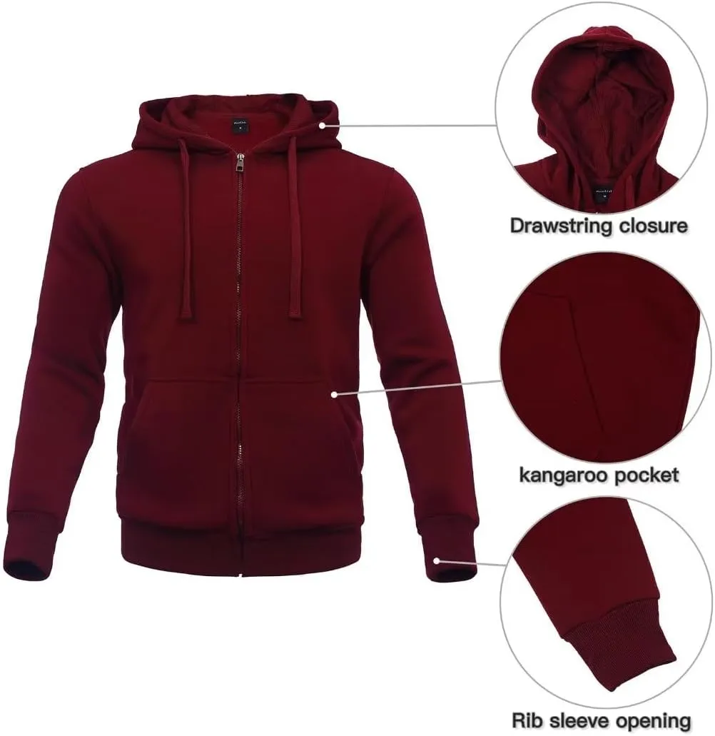 Tracksuit for men 2 pieces,Fleece hooded outfit,casual sweatsuit set jogger suit outdoor sportswear
