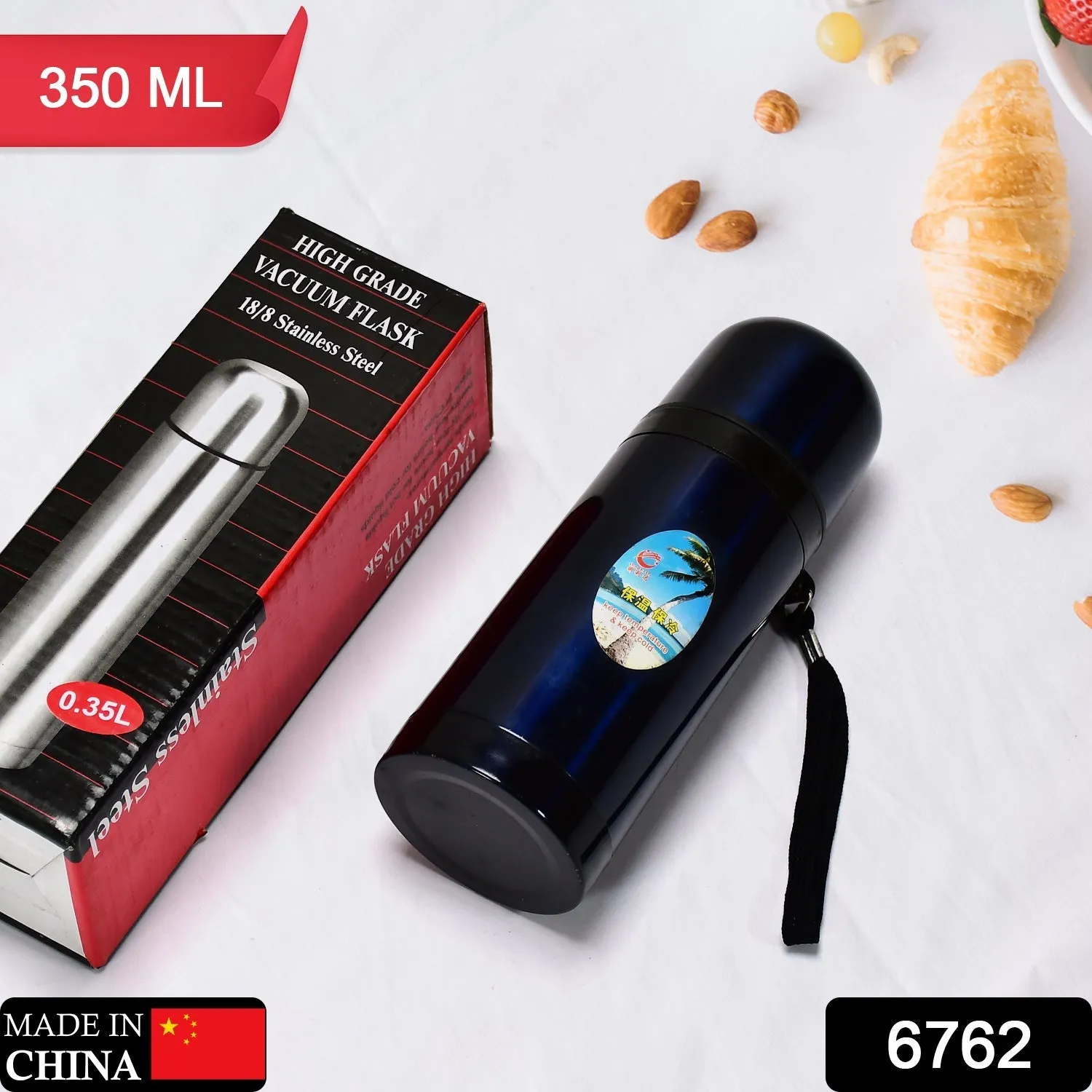 Vacuum Insulated Sports Water Bottle Portable Leak-Proof Flask ( 1 pcs )