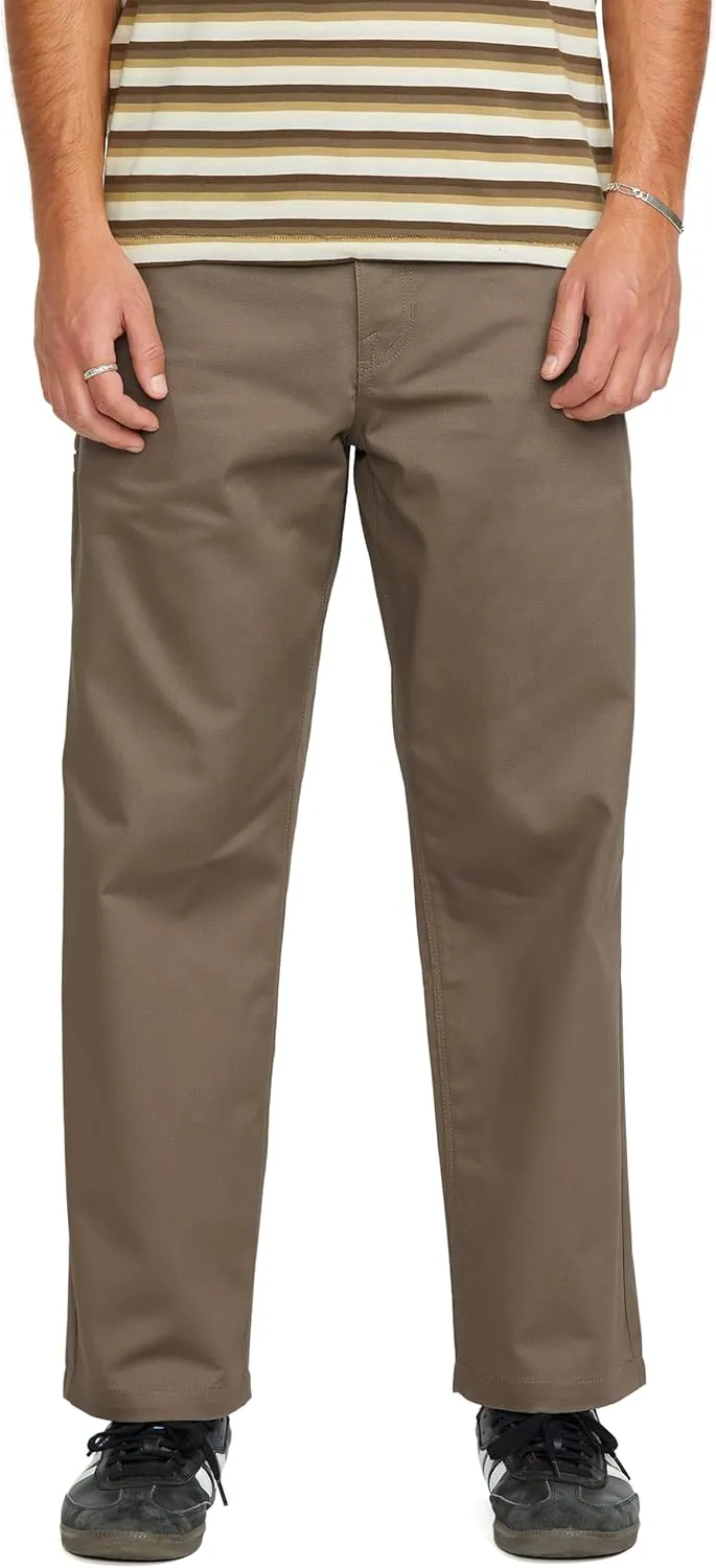 Volcom Men's Frickin Skate Loose Baggy Fit Chino Pants