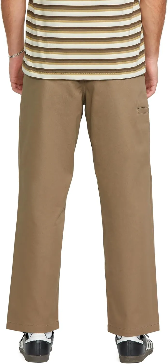 Volcom Men's Frickin Skate Loose Baggy Fit Chino Pants