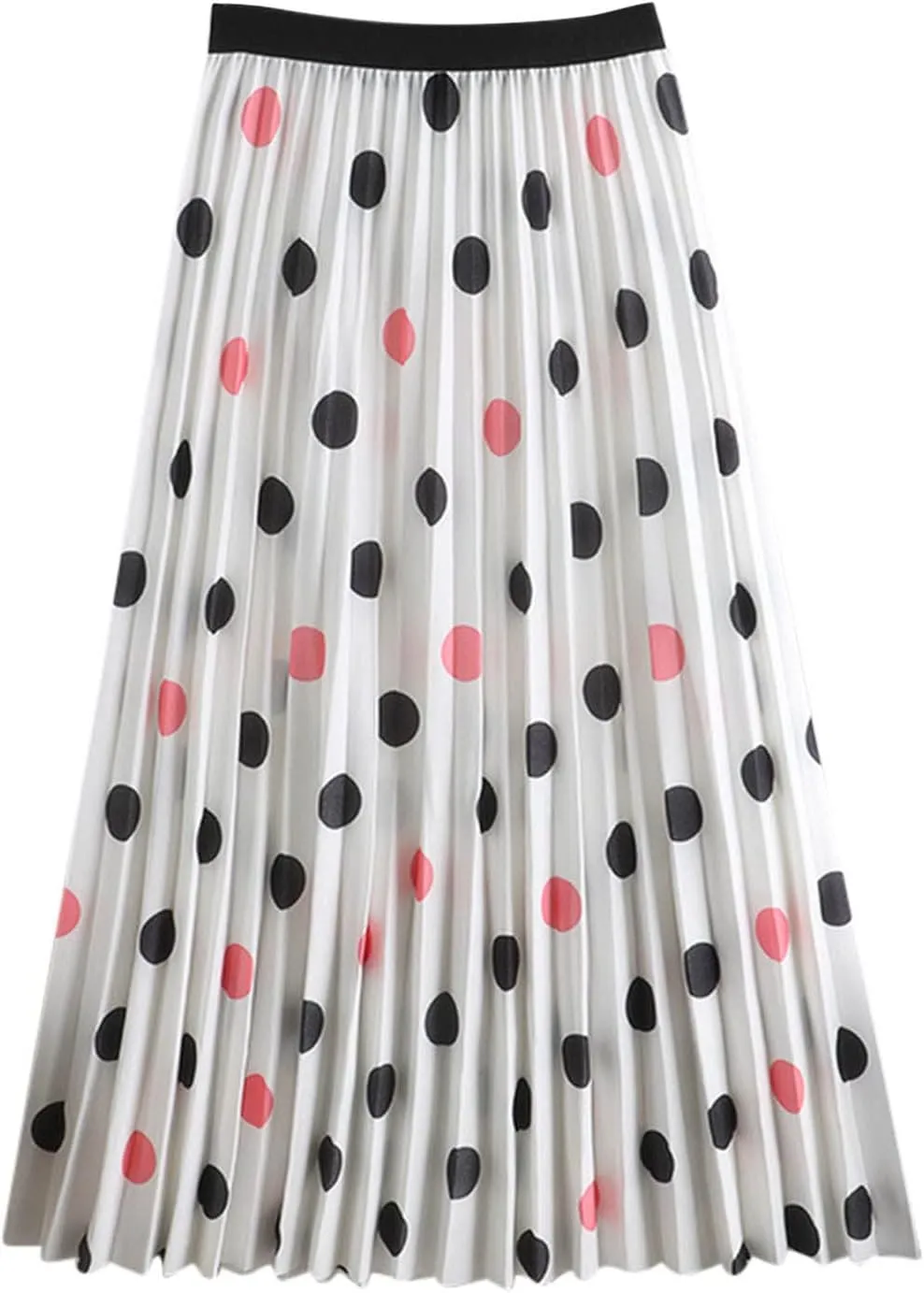Women 2023 Spring Summer Floral Long Skirts A Line Skirts Floral Pleated Swing Print Midi A High Waist Womens
