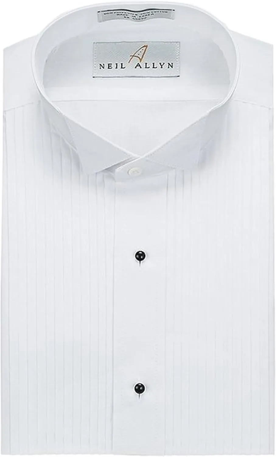 Women's Tuxedo Shirt - 1/4" Pleat, Wing Collar, Many Sizes